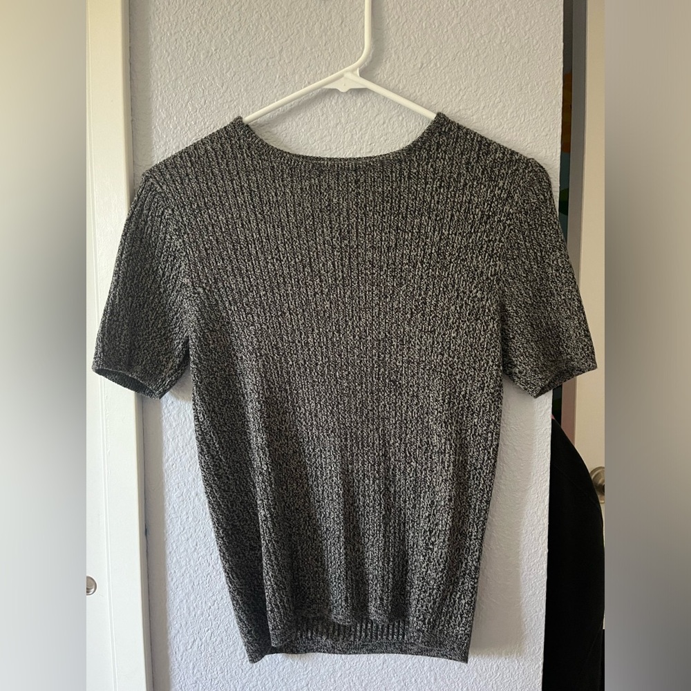 Laura Scott Knit Short Sleeve Sweater for Women (size small)